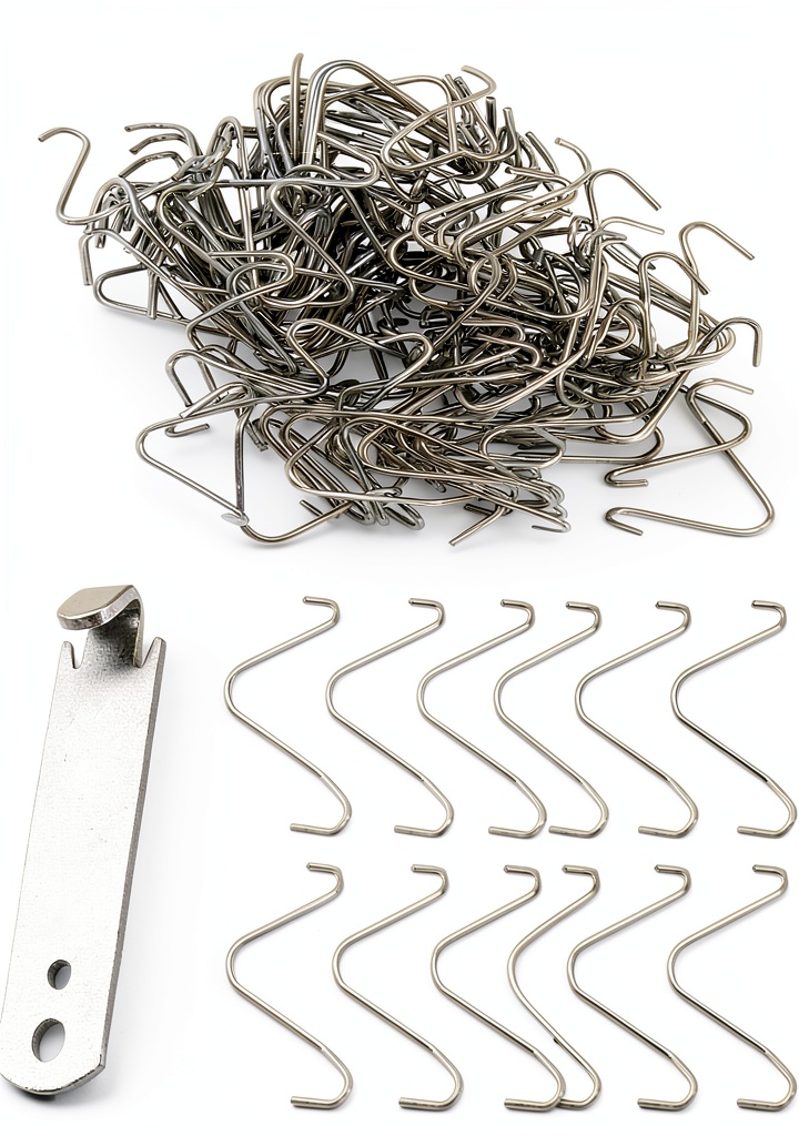 YFLY T Post Wire Clips and tensioning tool in use on a farm fence
