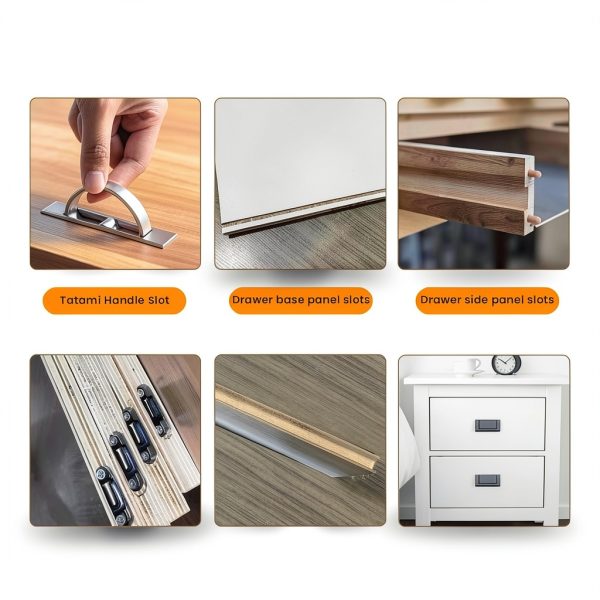 BONKZEBU Router Base Precision Grooving Aluminum Alloy Tool-2