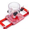 Asixxsix Wood Trimmer Router Base Aluminum Alloy Durable-7
