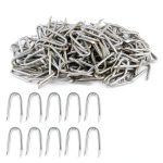 Sopoloray U Nails Galvanized Steel Wire Fencing Staples-0