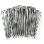 CVNDKN Galvanized Steel Landscape Staples Adjustable 100-0