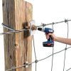 Daoofukeji Galvanized Steel Fence Staples Heavy Duty C Clips-1