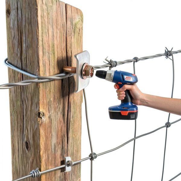 Daoofukeji Galvanized Steel Fence Staples Heavy Duty C Clips-1