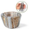 CVNDKN Galvanized Steel Landscape Staples Adjustable 100-6