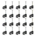 Cablix 5mm Cable Clips UV Resistant Steel Nail Design-0