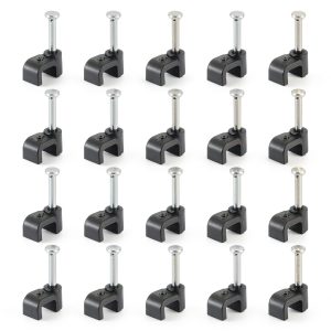Cablix 5mm Cable Clips UV Resistant Steel Nail Design-0