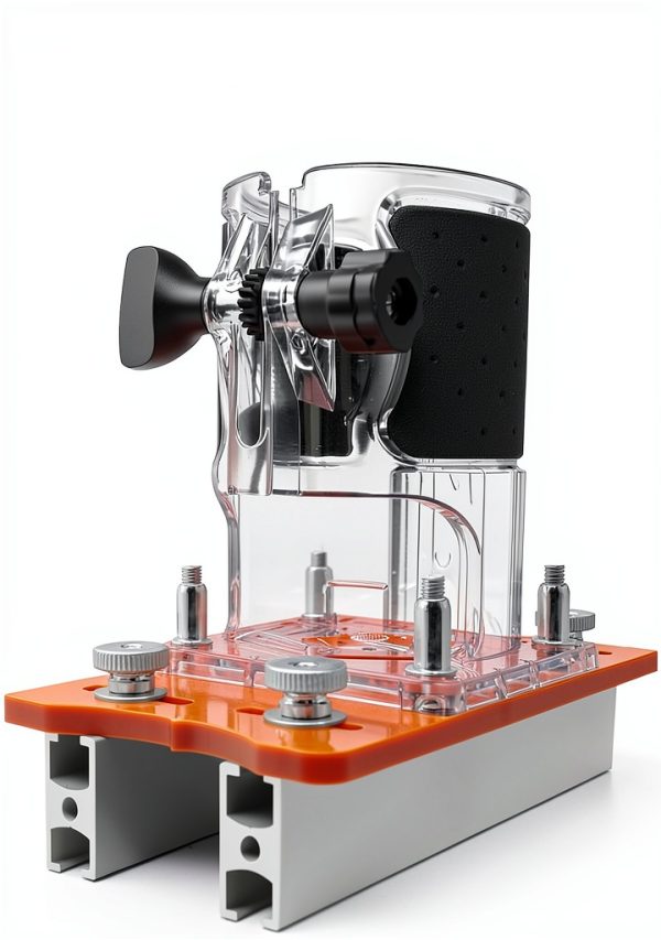 BONKZEBU Router Base Precision Grooving Aluminum Alloy Tool-0