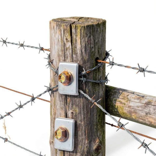 Daoofukeji Galvanized Steel Fence Staples Heavy Duty C Clips-5