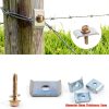 Daoofukeji Galvanized Steel Fence Staples Heavy Duty C Clips-2