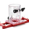Asixxsix Wood Trimmer Router Base Aluminum Alloy Durable-5