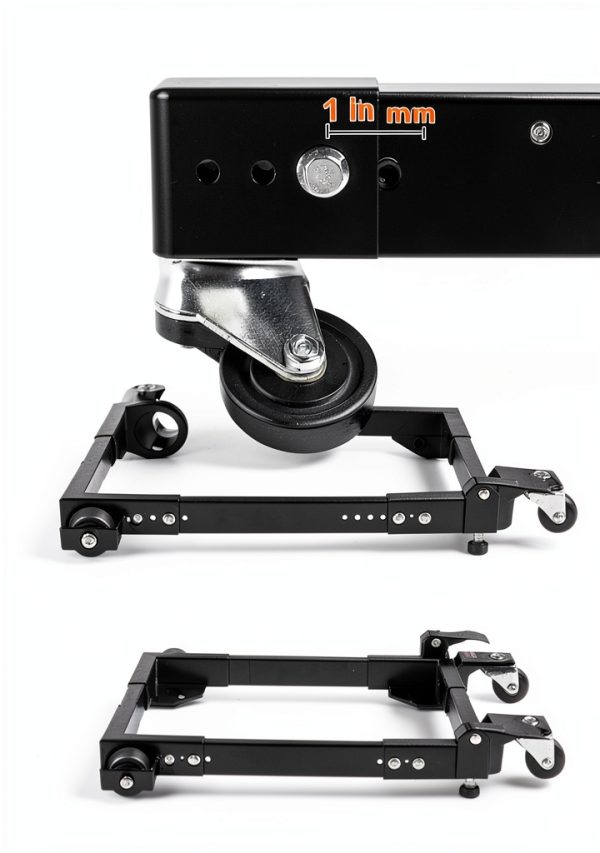 VEVOR Mobile Base Carbon Steel 1500 lb Capacity Adjustable-6
