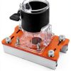 BONKZEBU Router Base Precision Grooving Aluminum Alloy Tool-4