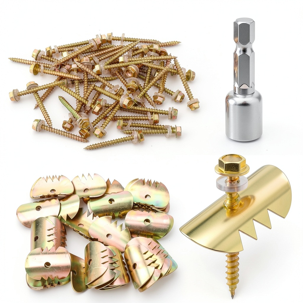 Installing GAGIRA cat claw fasteners on a wooden fence post