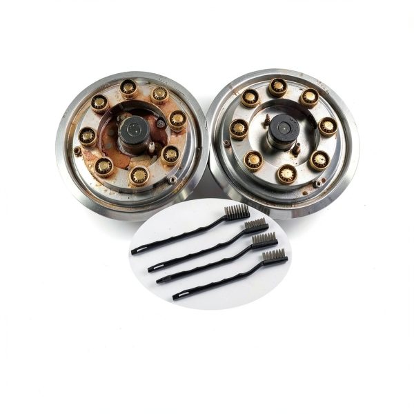 Mini Stainless Steel Wire Brush Set PPgod 15PCS Curved Handle Brushes-4