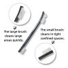 Small Wire Brush Pro Kit 6 Pack Nylon Bristles PAOTEEM Black-2