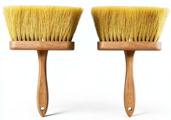 Masonry Brush Wood 3.5" DQB Industries 6-1/2in Tampico-0