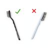 Mini Stainless Steel Wire Brush Set PPgod 15PCS Curved Handle Brushes-6