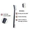 Small Wire Brush Pro Kit 6 Pack Nylon Bristles PAOTEEM Black-1