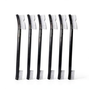 Small Wire Brush Pro Kit 6 Pack Nylon Bristles PAOTEEM Black-0
