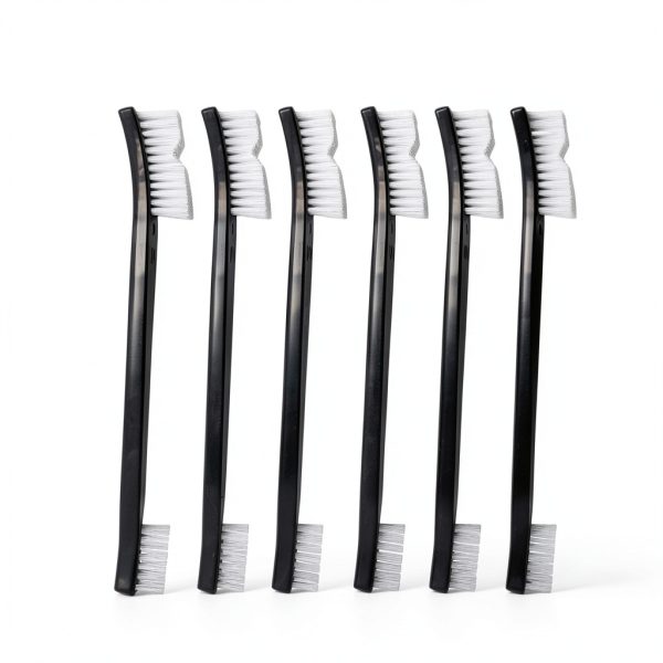 Small Wire Brush Pro Kit 6 Pack Nylon Bristles PAOTEEM Black-0