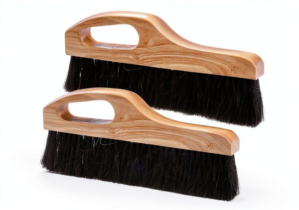 Concrete Broom Tools 2 Pack Singhoow Brush 12 Inch Horse Hair Bristle-0