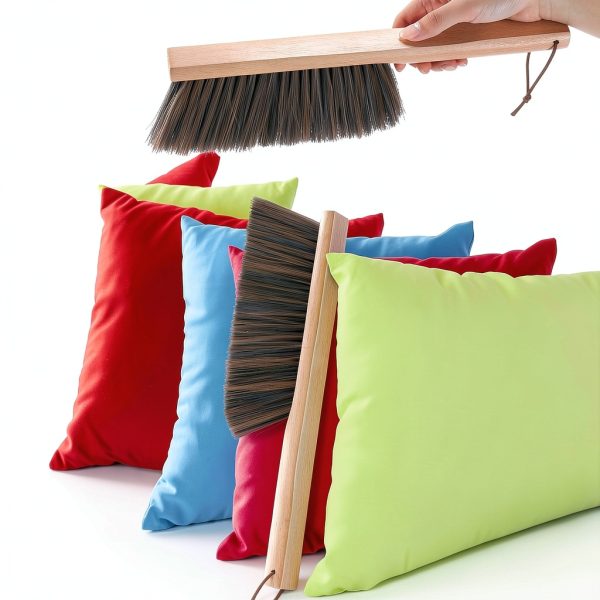 Masonry Brush Baderke 2-Pc Horsehair 12.6in Black for Concrete-5