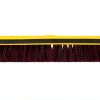 Amazon Basics 12" Deck Rectangular Brush With Soft Bumper, Black & Yellow-2
