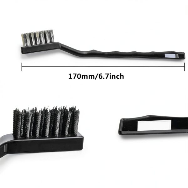 Mini Wire Brush Stainless Steel Masonry Set Curved Handle CILEONBE-1