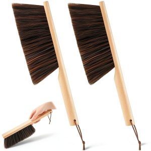 Masonry Brush Baderke 2-Pc Horsehair 12.6in Black for Concrete-0