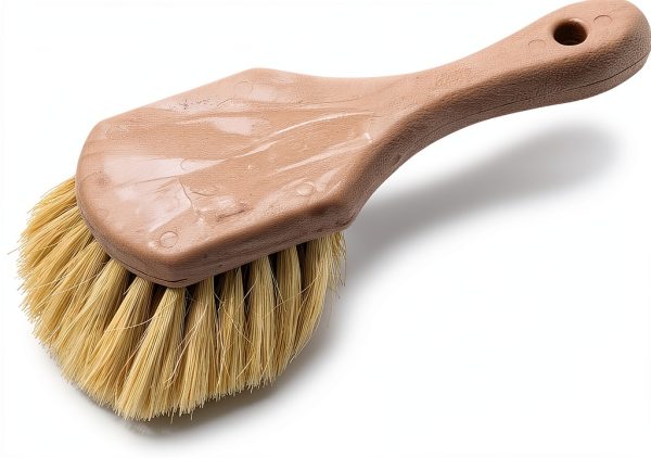 Marshalltown Utility Scrub Brush 8in Tampico Bristles Foam Block-0