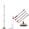 Wire Scrub Broom PIMEKOY Long Handle Stiff Bristle Floor Scrubber-6